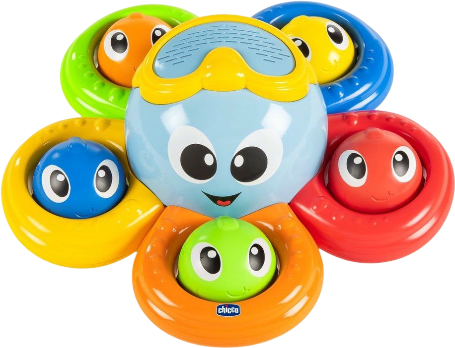 Базовая игрушка для ванной Chicco Осьминог Билли (10037.00) - Фото 1