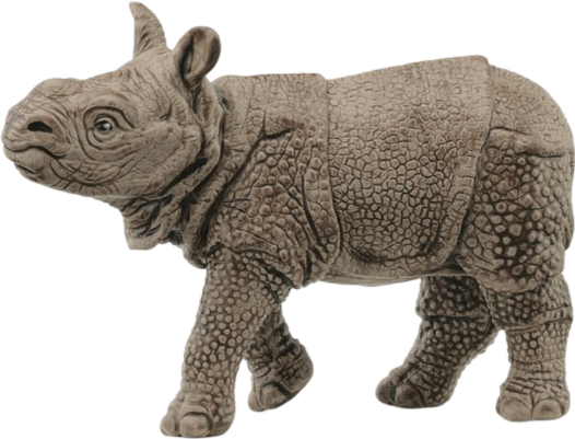 Колекційна фігурка Schleich Дитинча індійського носорога (14860) - Фото 1