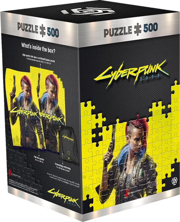 Пазли картонні (8 +) Good Loot Cyberpunk 2077: Female V 500 ел. (5908305231455) - Фото 1