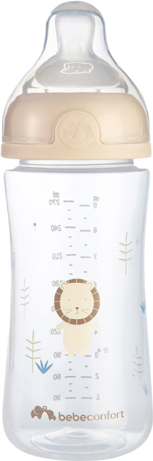 Бутылочка для кормления Bebe Confort PHYSIO AIR 270ml sand 6+м - Фото 1