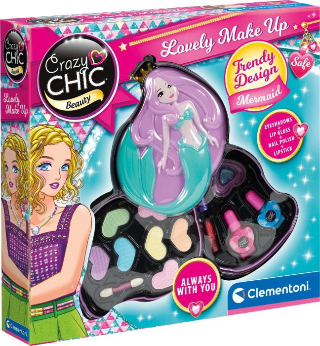 Набір косметики Clementoni Lovely Make Up. Mermaid серія Crazy Chic (18642) - Фото 1