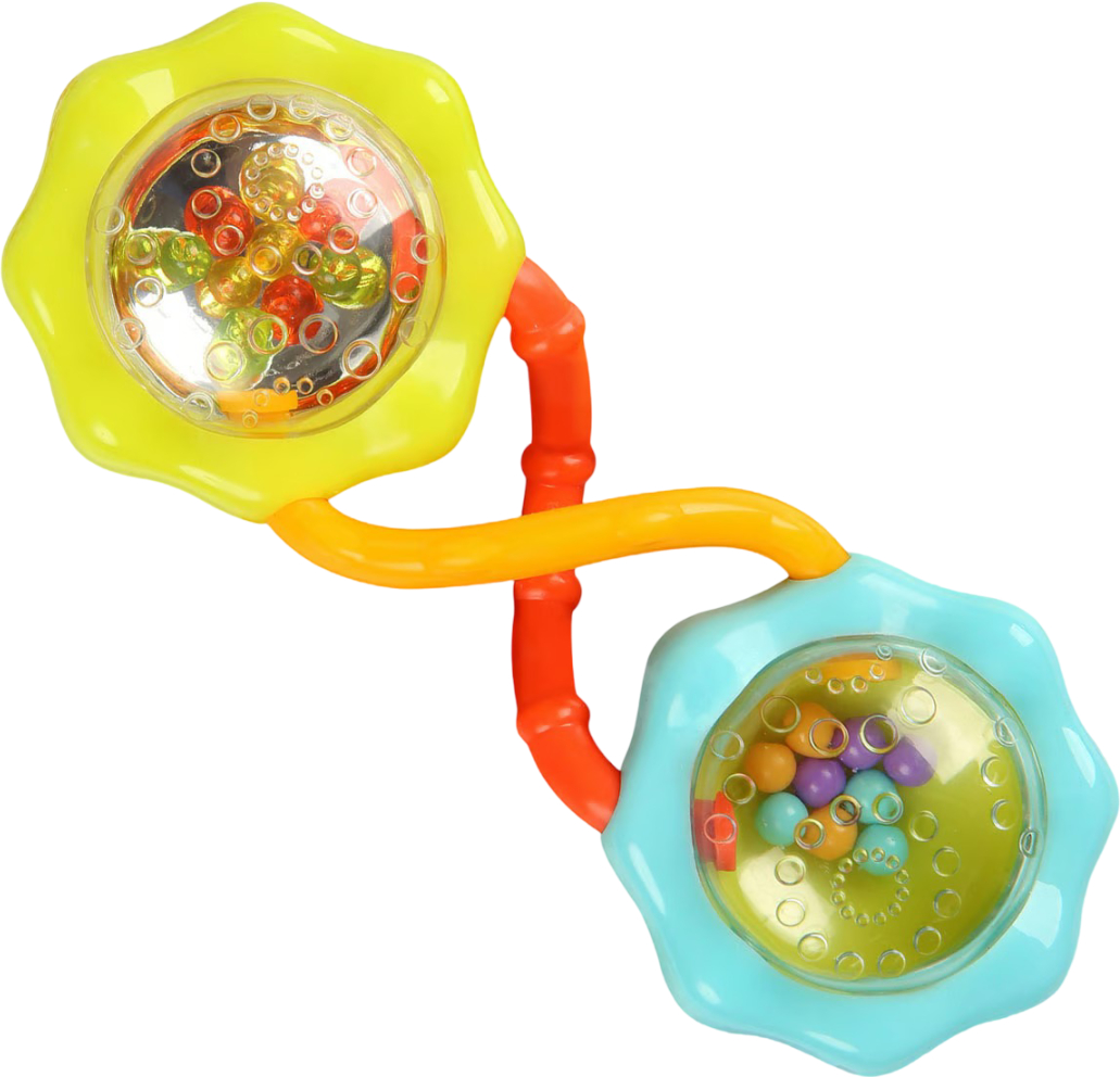 Погремушка Bright Starts Rattle & Shake Barbell (8188) - Фото 1