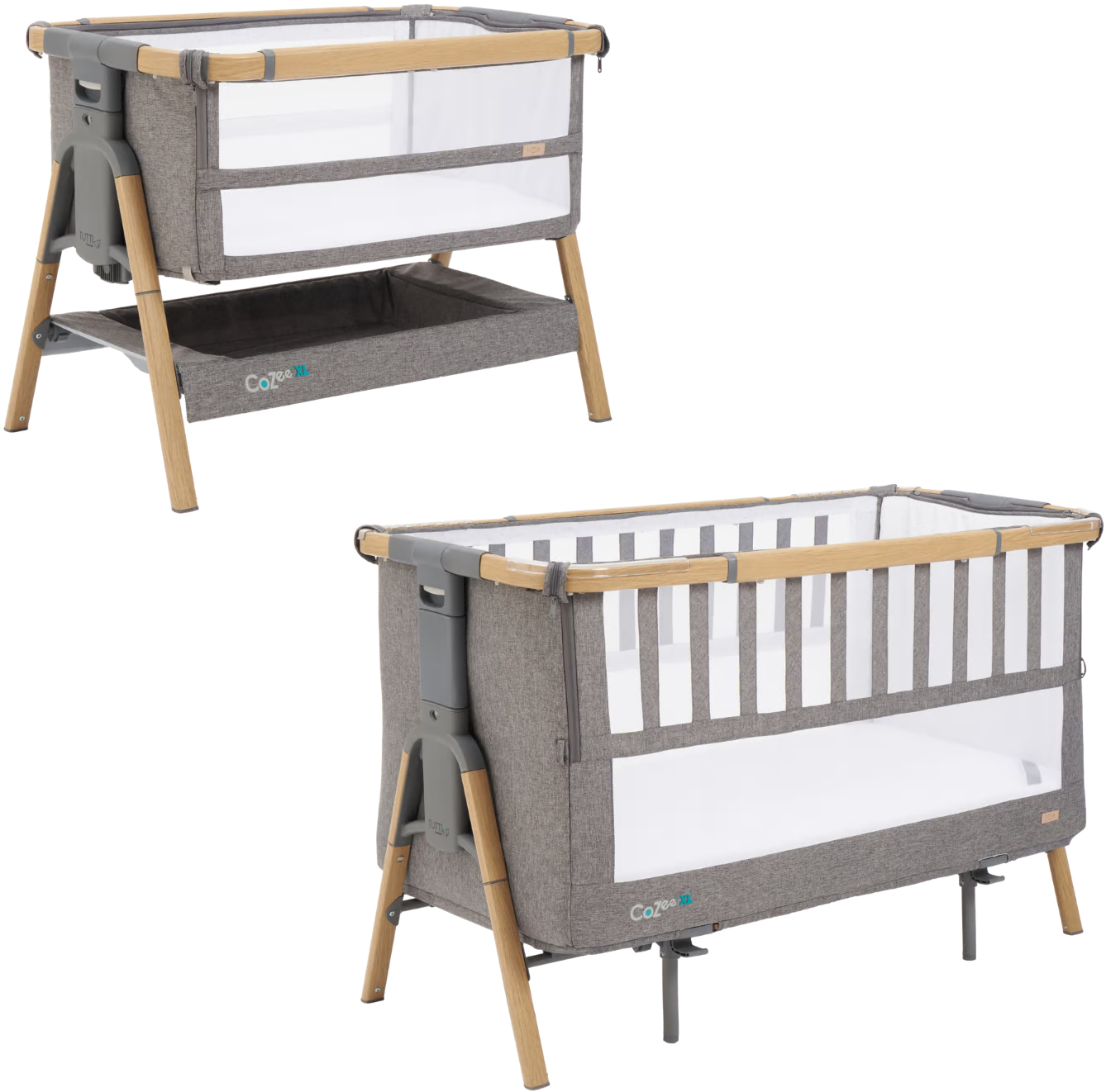 Кроватка детская прямоугольная Tutti Bambini 2 в 1 CoZee XL (211209/3590) - Фото 1