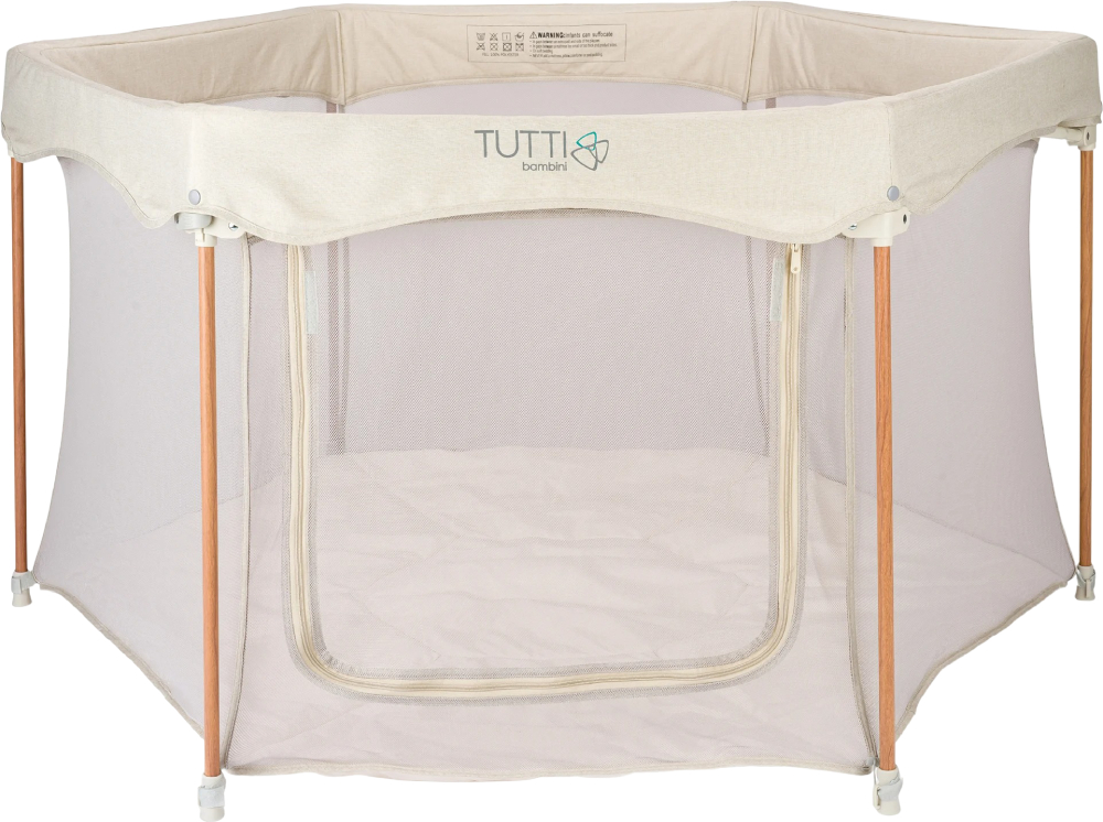 Манеж класичний Tutti Bambini Hexa бежевий (511800/EC) - Фото 1