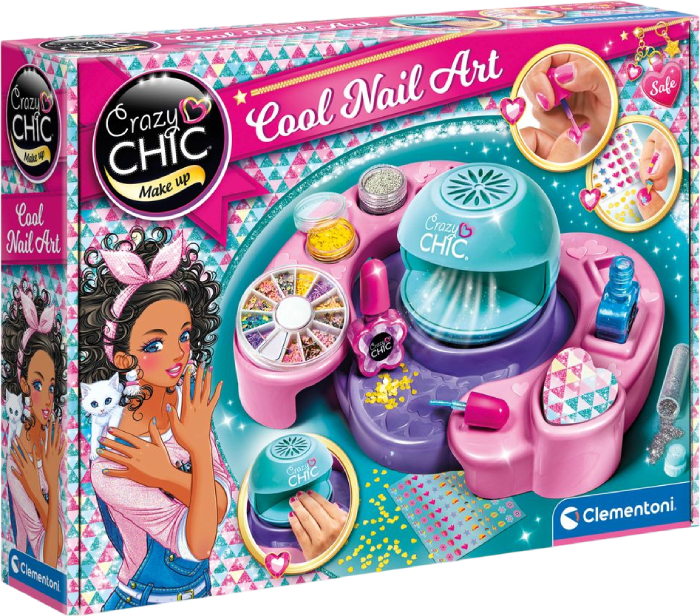 Набір косметики Clementoni Cool Nail Art серія Crazy Chic (18599) - Фото 1