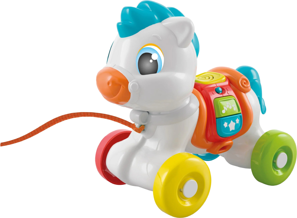 Інтерактивна каталка Clementoni Pull Along Baby Pony (17812) - Фото 1