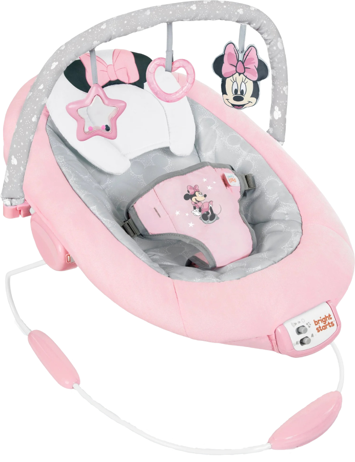 Крісло-шезлонг Bright Starts Minnie Mouse Rosy Skies (12206) - Фото 1