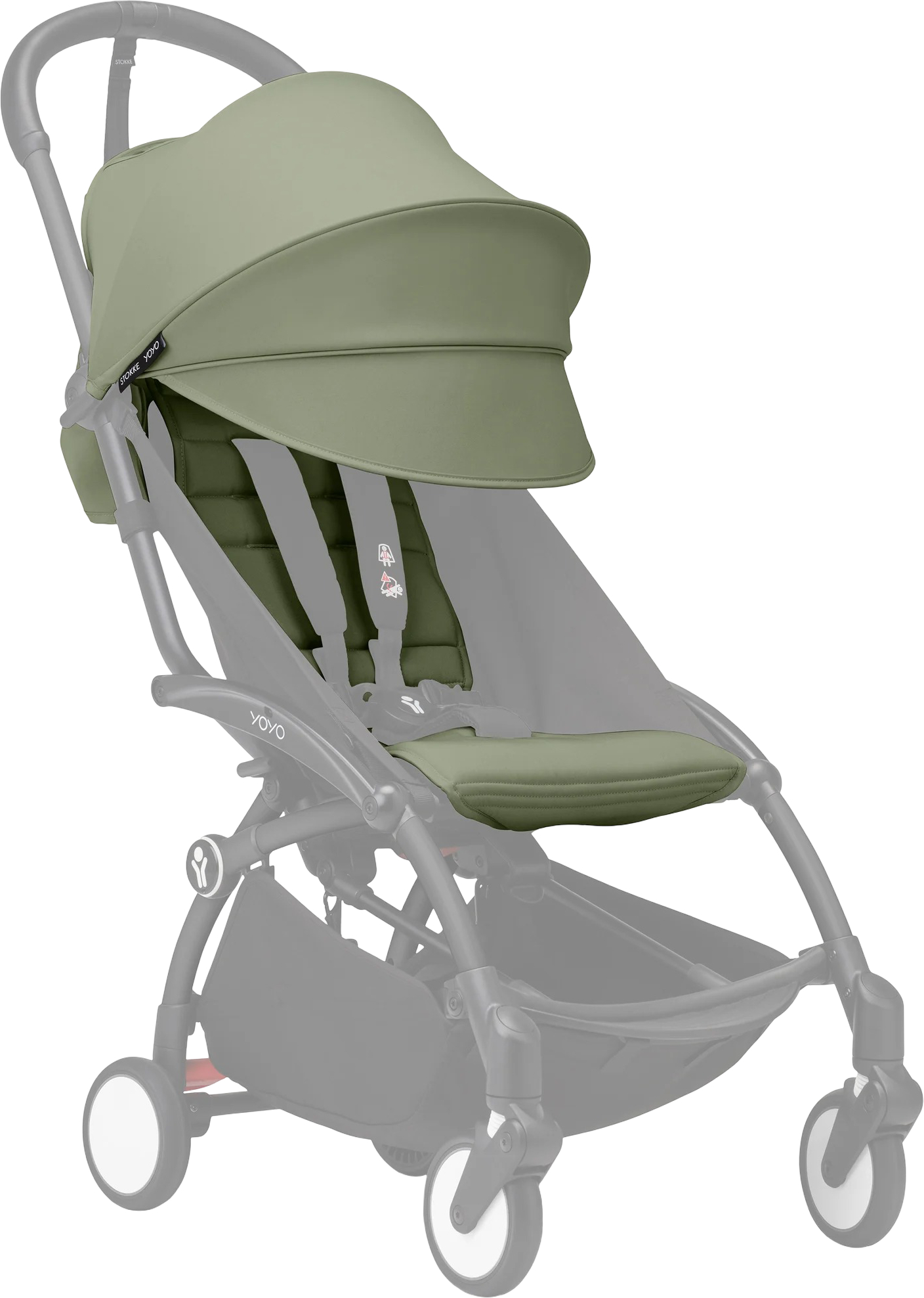 Комплект текстиля для коляски Stokke YOYO 6+ Olive (646411) - Фото 1