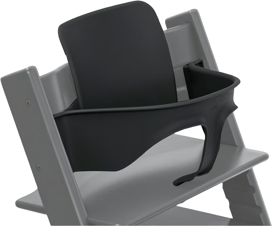 Вставка для стульчика для кормления Stokke с ограничителем Tripp Trapp Baby Set² Black (650002) - Фото 1