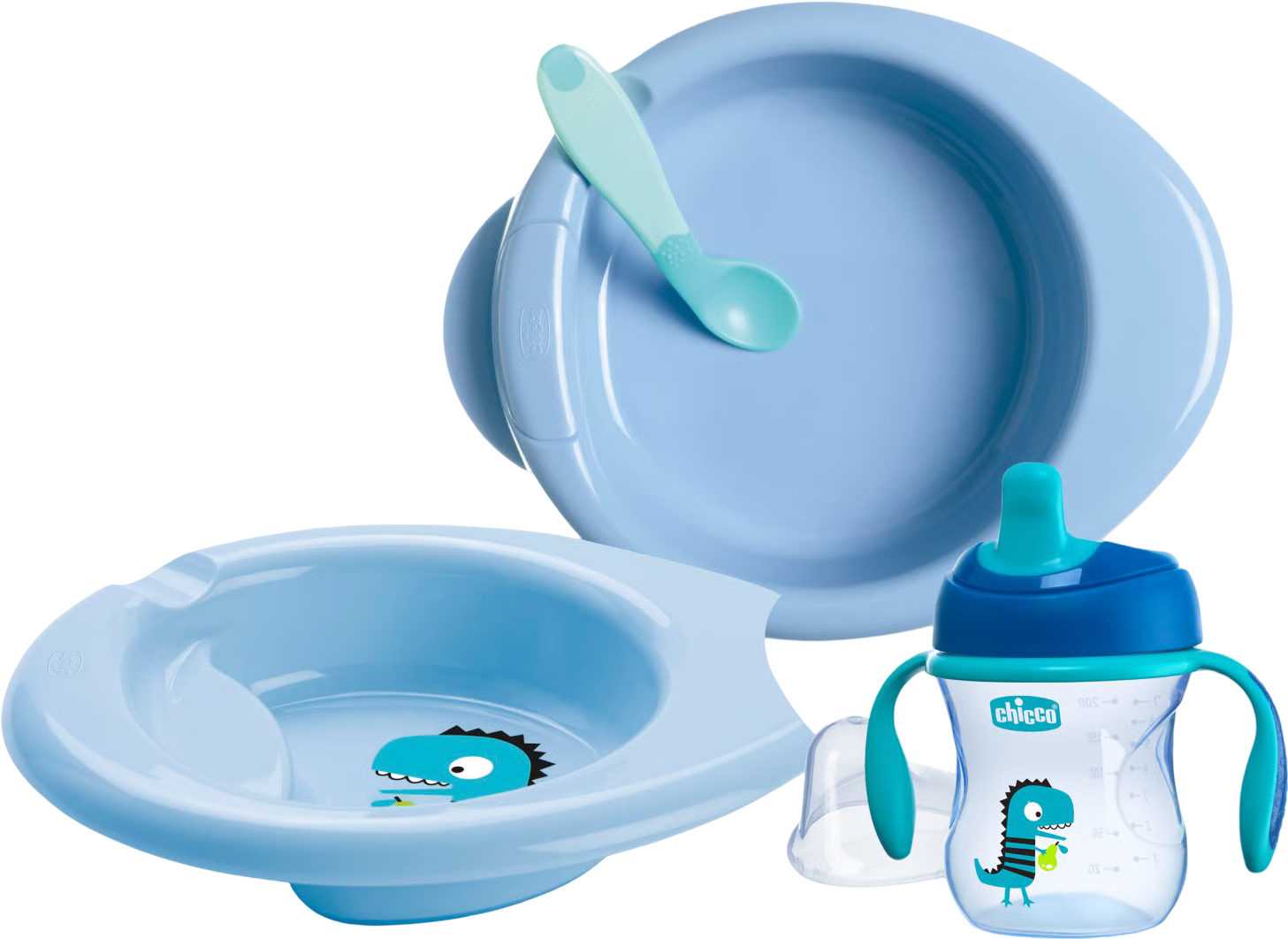 Набор детский Chicco Подарочный набор посуды "Meal Set", от 6м+ (мальчик) (16200.20) - Фото 1