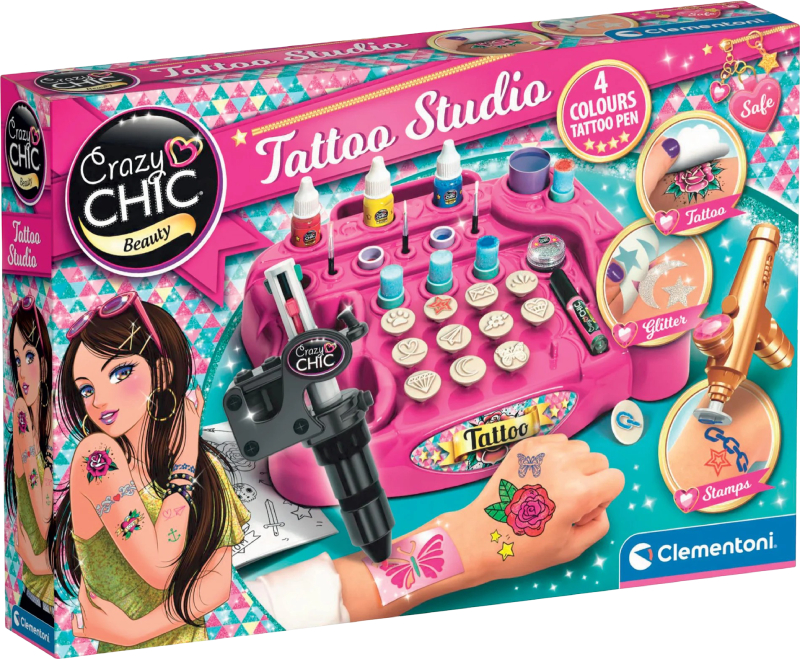 Тату Clementoni Tattoo Studio серія Crazy Chic (18602) - Фото 1
