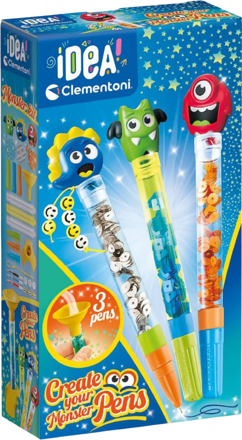 Набор для творчества микс Clementoni Pen Creator Studio Monster серия Idea (18828) - Фото 1