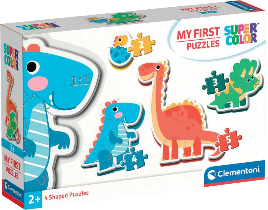 Купити Пазли (до 2 років) Clementoni Dinosaurs серія My First Puzzles (20834) - Фото 1 Пазли (до 2 років) Clementoni Dinosaurs серія My First Puzzles (20834) - Фото 1