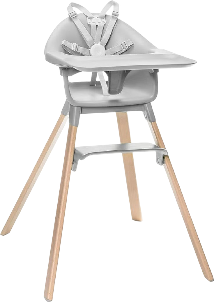 Стульчик для кормления классический Stokke Clikk Cloud Grey (552001) - Фото 1