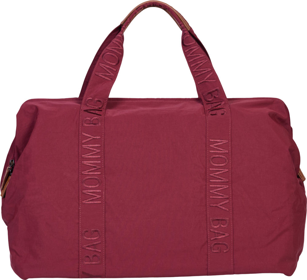 Сумка для родителей Childhome Mommy bag Signature burgundy (CWMBBSUBU) - Фото 1