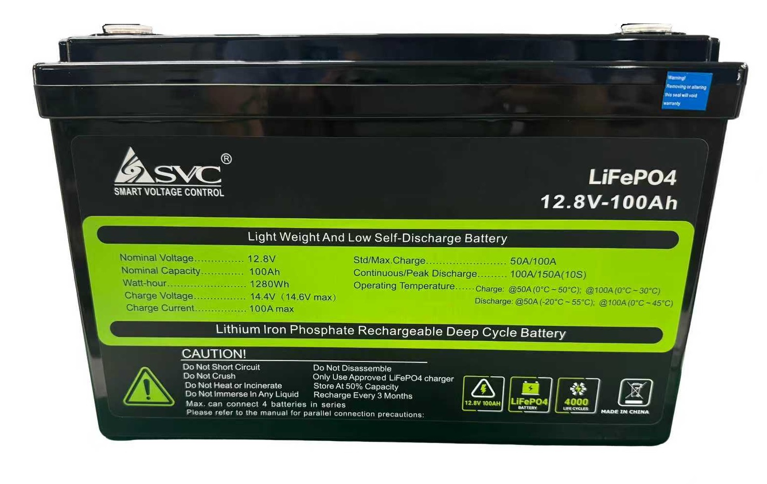 Аккумулятор для ИБП SVC LFP12-150 12.8V 150Ah - Фото 1