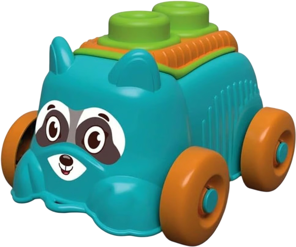 Базовый игровой транспорт для малыша Clementoni Sensory Puppy серия Soft Clemmy енот (17904.20) - Фото 1