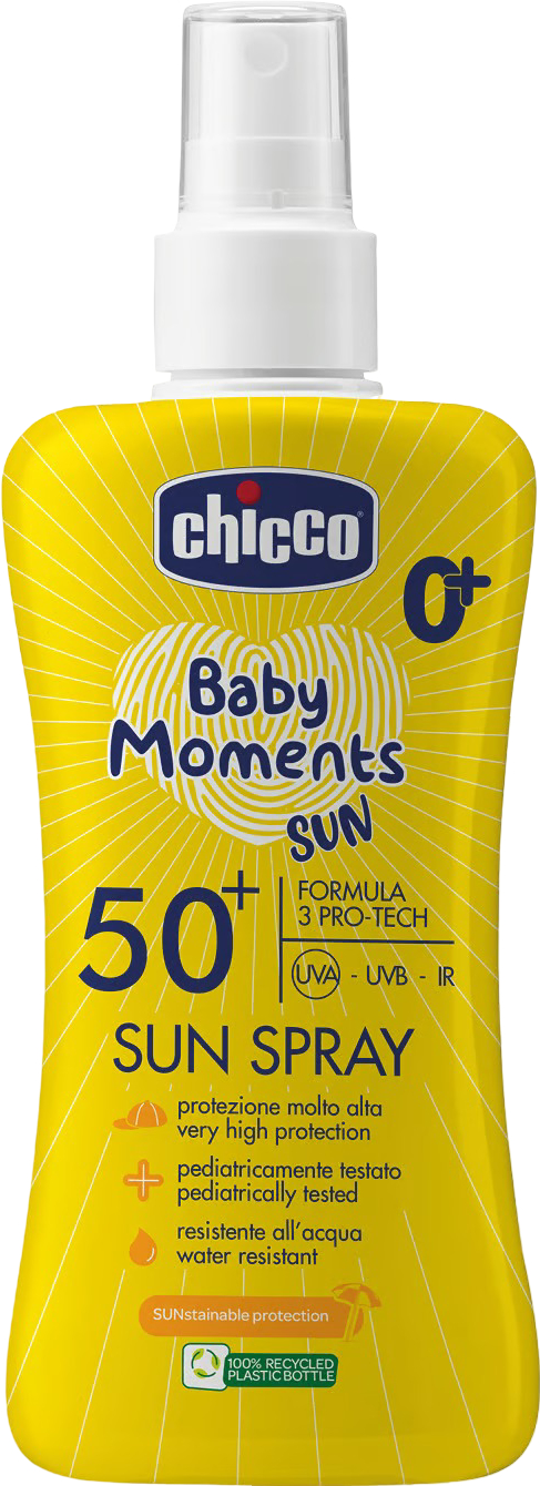 Молочко для защиты от солнца детское Chicco спрей 50 SPF 150 мл (11260.00) - Фото 1