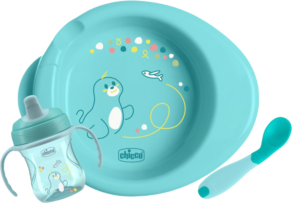 Набор детский 3 пр. Chicco Set Prima Pappa 6 м+ (16200.25) - Фото 1