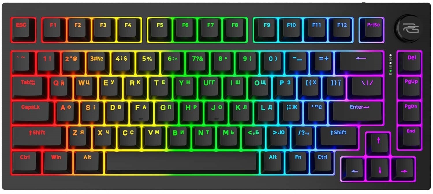 Клавіатура бездротова ігрова Proove Gaming Coupe (Ukraine Layout) Black (WKCP00022401) - Фото 1