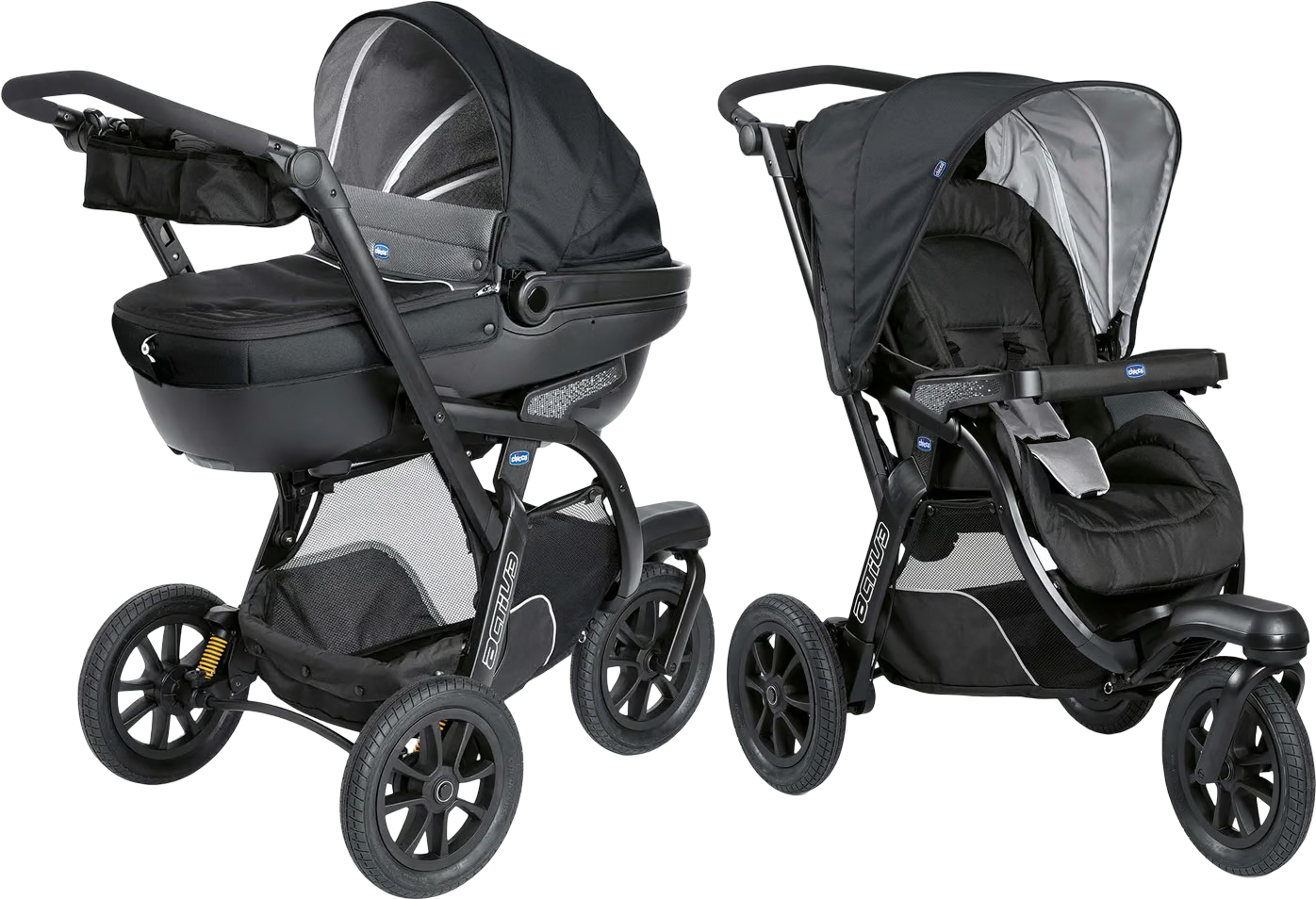 Коляска универсальная 2 в 1 Chicco Activ3 (87087.51.01) - Фото 1