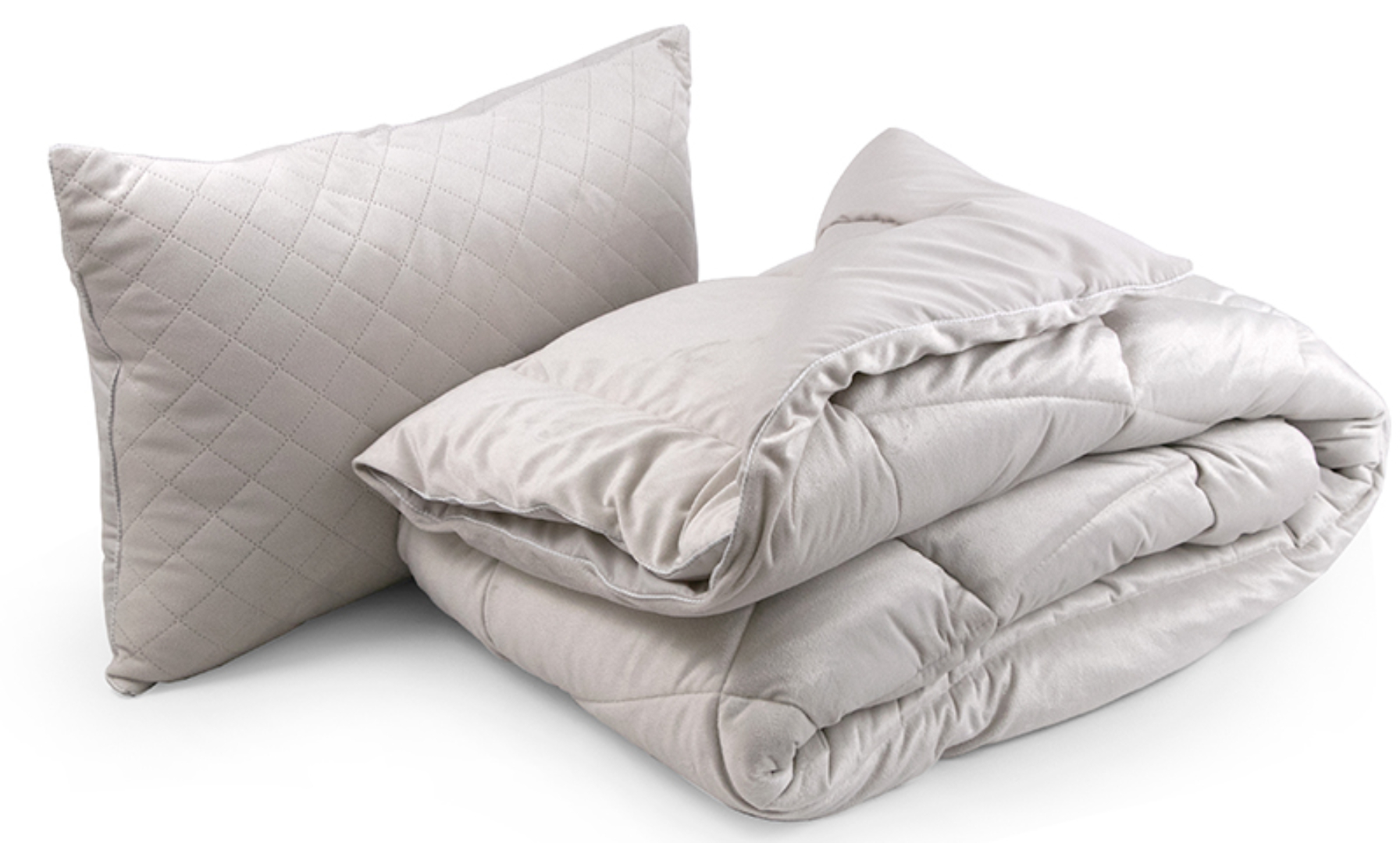 Набор одеяло полуторное + подушка Руно 140х205 + 50х70 (924.55_Soft Pearl) - Фото 1