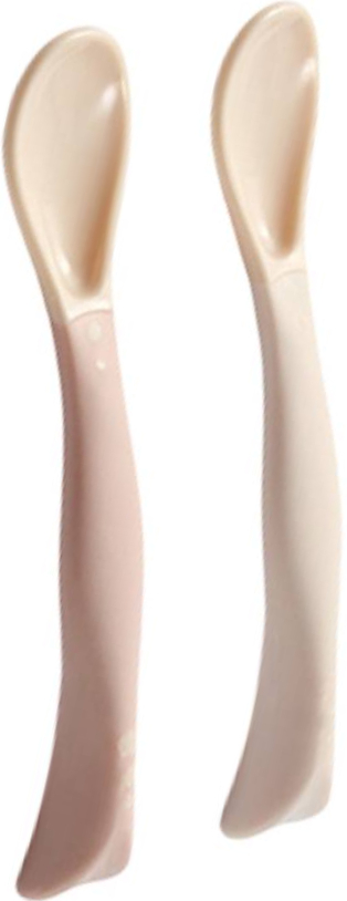 Набор детских столовых приборов для малыша BabyOno эластичные 2 шт. Светло-серый и бежевый (1066/06) - Фото 1