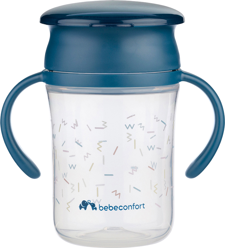 Чашка-непроливайка детская Bebe Confort Glow Blue 280 ml - Фото 1