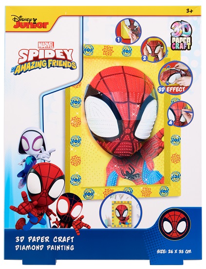 Алмазная живопись Disney 3D в рамке Spidey (SP24333) - Фото 1