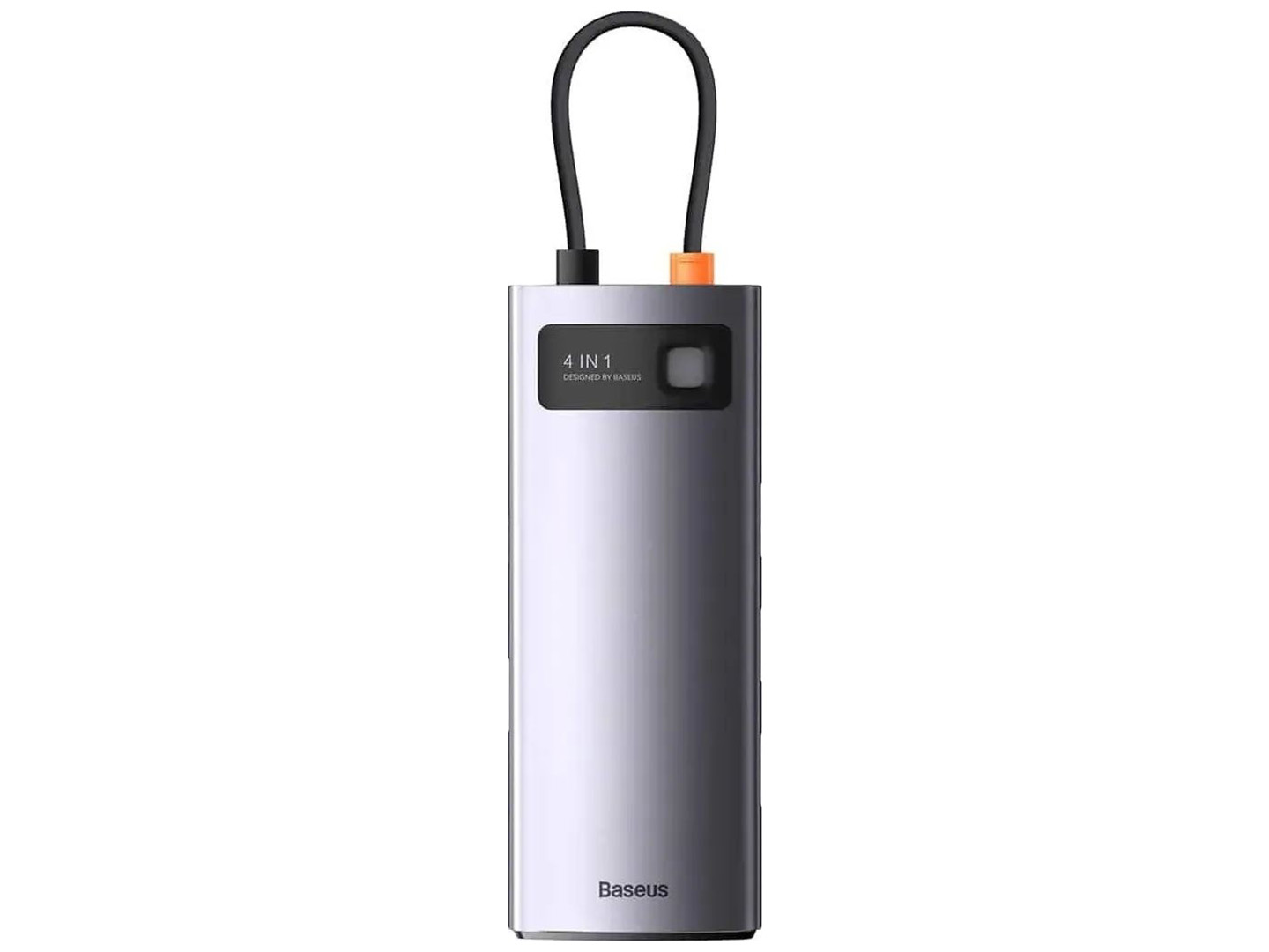 Хаб USB Baseus 4in1 Type-C/USB3.0х4 Grey (WKWG070013) - Фото 1