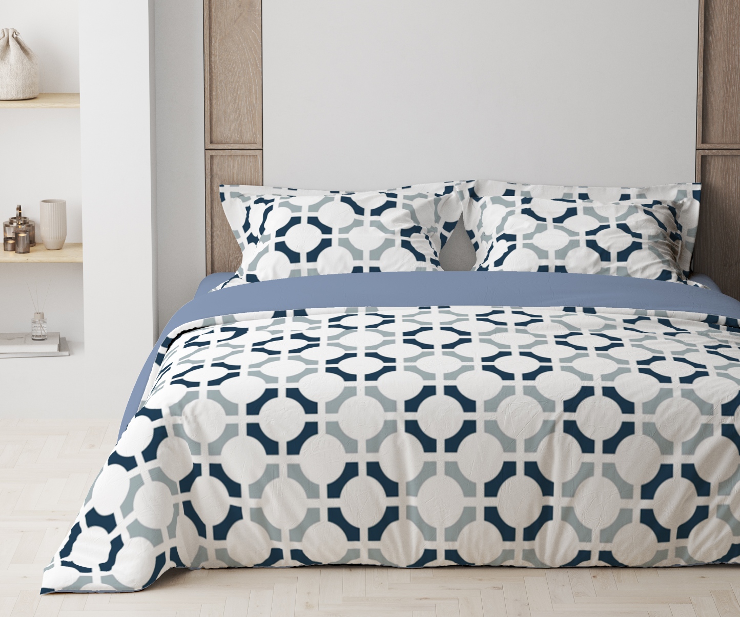 Комплект постельного белья ТЕП Happy Sleep Ocean Grid (2-03797_32434) - Фото 1