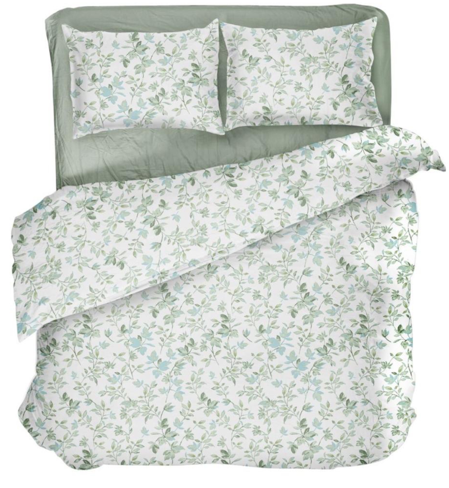 Комплект постельного белья DAISY микрофибра Green Leaves 175х215 (4820288221906) - Фото 1