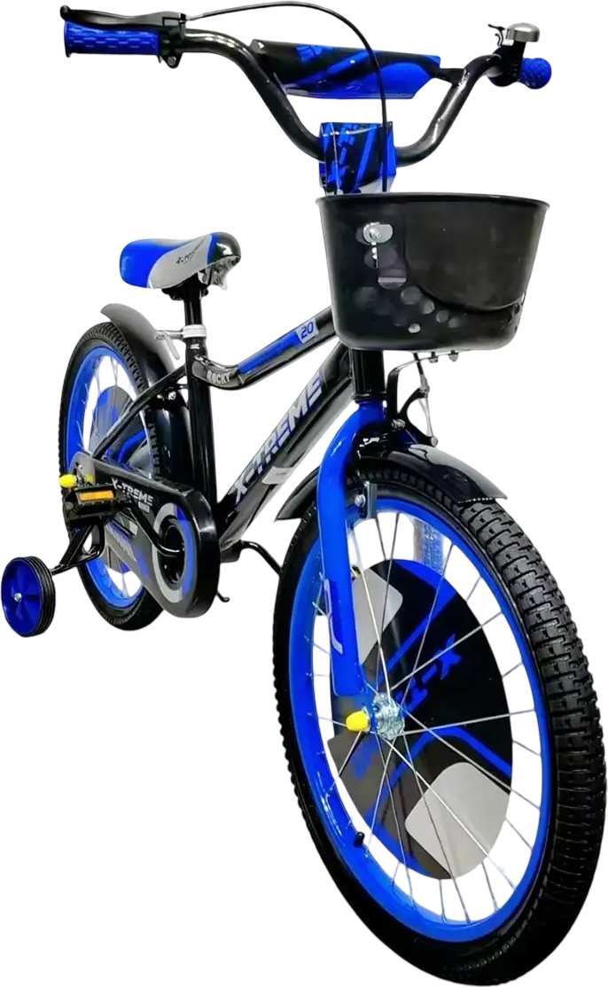 Двухколёсный велосипед X-Treme ROCKY 25.16-04 Black/Blue - Фото 1
