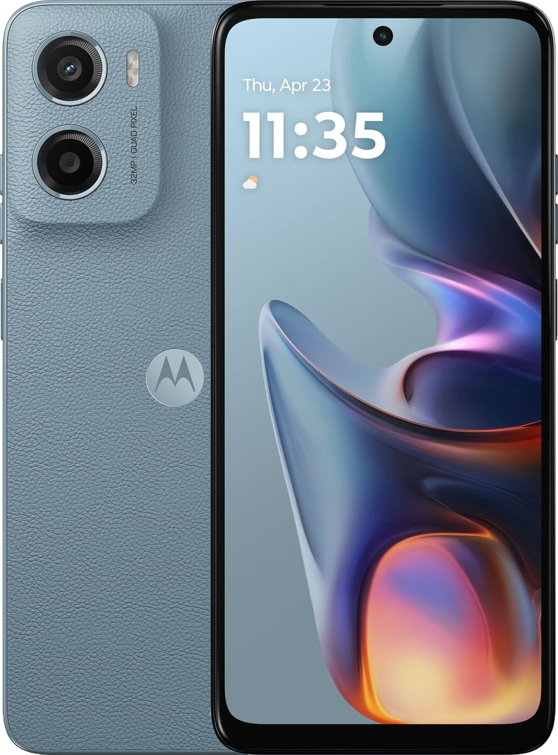 Смартфон Motorola E15 2/64Gb Misty Blue - Фото 1