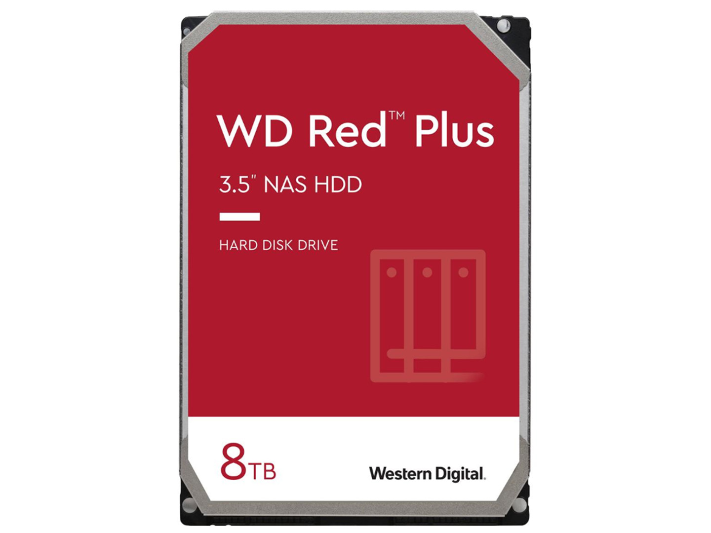 Жорсткий диск внутрішній Western Digital SATA 8.0TB WD Red Plus 5640rpm 256MB (WD80EFPX) - Фото 1