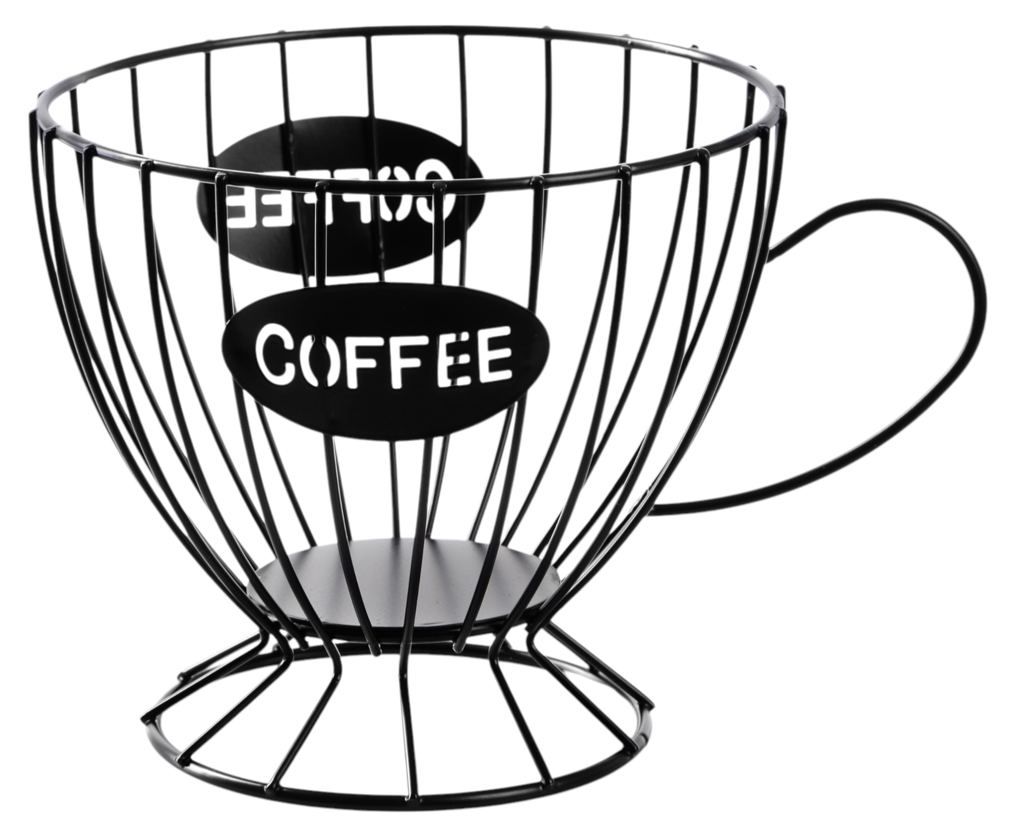 Емкость для фруктов Viva LACY CUP BLACK 19.5x14x10.5 см (B090062) - Фото 1