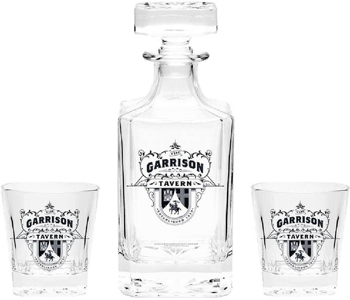 Набор для напитков ABYstyle PEAKY BLINDERS Set Decanter and 2 glass Garrison (графин и 2 стакана) (GLS0004) - Фото 1