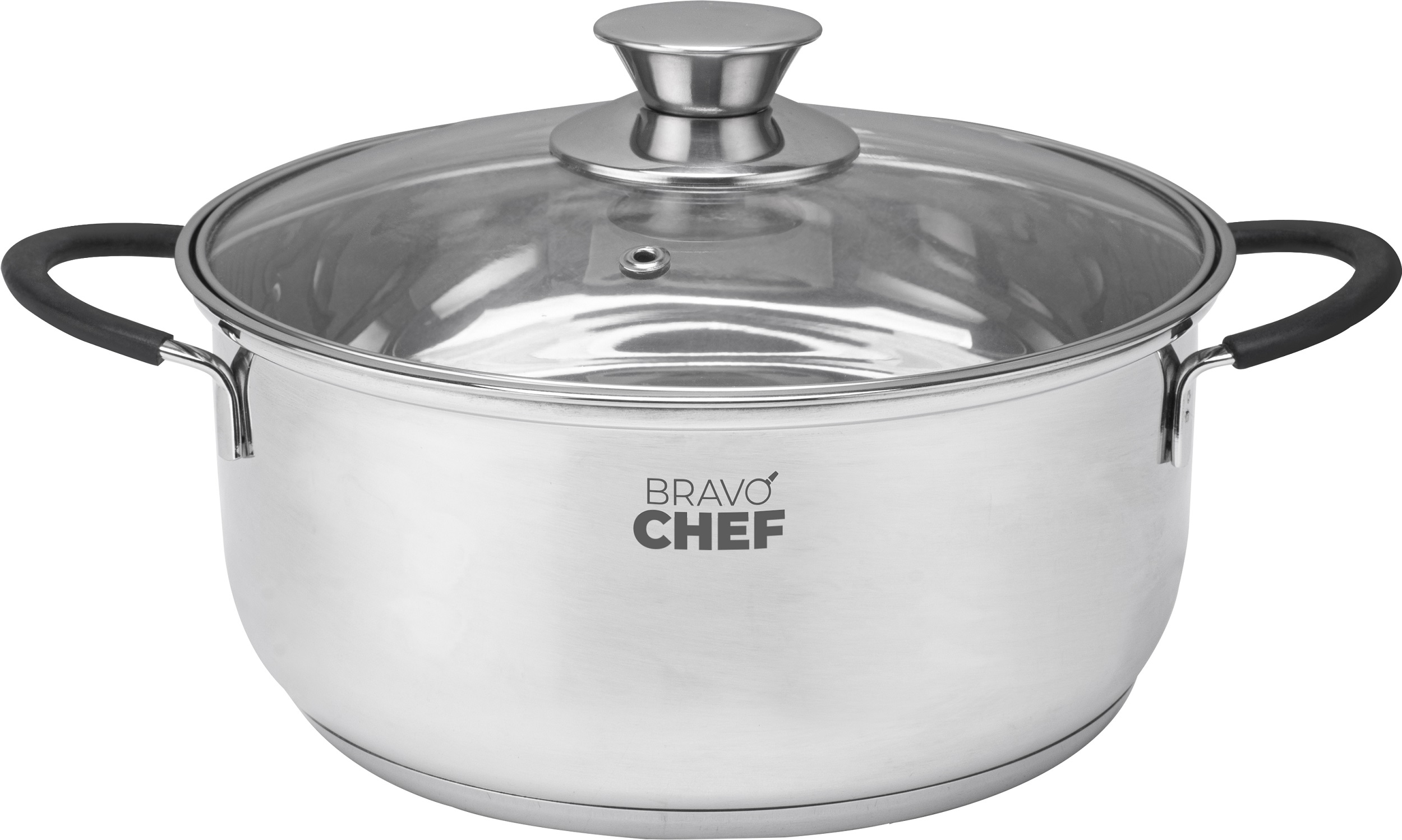Каструля BRAVO CHEF Safran 2.0 л з кришкою (BC-2014-18) - Фото 1