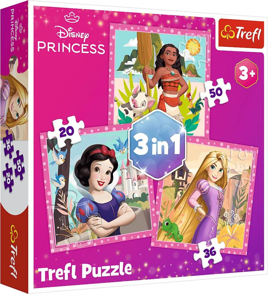 Купить Пазлы (3-4 года) Trefl 3в1 Princess Красивые цветы (5900511348750) - Фото 1 Пазлы (3-4 года) Trefl 3в1 Princess Красивые цветы (5900511348750) - Фото 1
