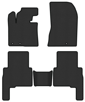 EVA коврики в салон авто EVAtech для Sorento (XM) (Floor Gas Pedal) 7 seats Kia 2009-2012 2 поколение SUV EU KI12272C5KH3RBB - Фото 1