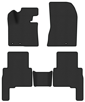 EVA коврики в салон авто EVAtech для Sorento (XM) (Floor Gas Pedal) 7 seats Kia 2009-2012 2 поколение SUV EU KI12272CD5KH3RBB - Фото 1