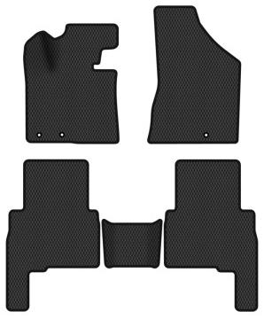EVA коврики в салон авто EVAtech для Sorento (XM) (Floor Gas Pedal) 7 seats Kia 2009-2012 2 поколение SUV EU KI12272CE5KH3RBB - Фото 1