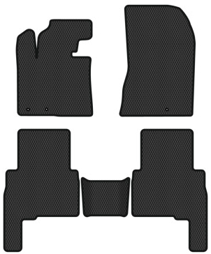 EVA коврики в салон авто EVAtech для Sorento (XM) (Floor Gas Pedal) 7 seats Kia 2009-2012 2 поколение SUV EU KI12991C5LA3RBB - Фото 1