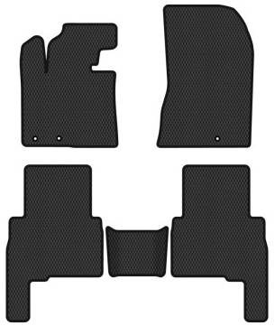 EVA коврики в салон авто EVAtech для Sorento (XM) (Floor Gas Pedal) 5 seats Kia 2009-2012 2 поколение SUV EU KI13580C5KH3RBB - Фото 1