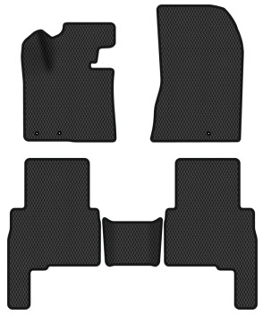 EVA коврики в салон авто EVAtech для Sorento (XM) (Floor Gas Pedal) 7 seats Kia 2009-2012 2 поколение SUV EU KI12991CD5LA3RBB - Фото 1