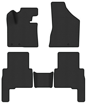 EVA коврики в салон авто EVAtech для Sorento (XM) (Floor Gas Pedal) 7 seats Kia 2009-2012 2 поколение SUV EU KI12991CE5LA3RBB - Фото 1