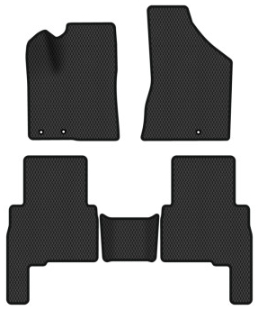 EVA коврики в салон авто EVAtech для Sorento (XM) (Hinged Gas Pedal) 7 seats Kia 2009-2012 2 поколение SUV EU KI12232CE5KH3RBB - Фото 1