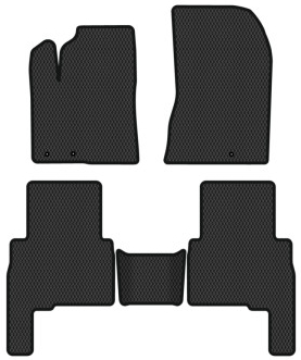EVA коврики в салон авто EVAtech для Sorento (XM) (Hinged Gas Pedal) 5 seats Kia 2009-2012 2 поколение SUV EU KI13581C5LA3RBB - Фото 1
