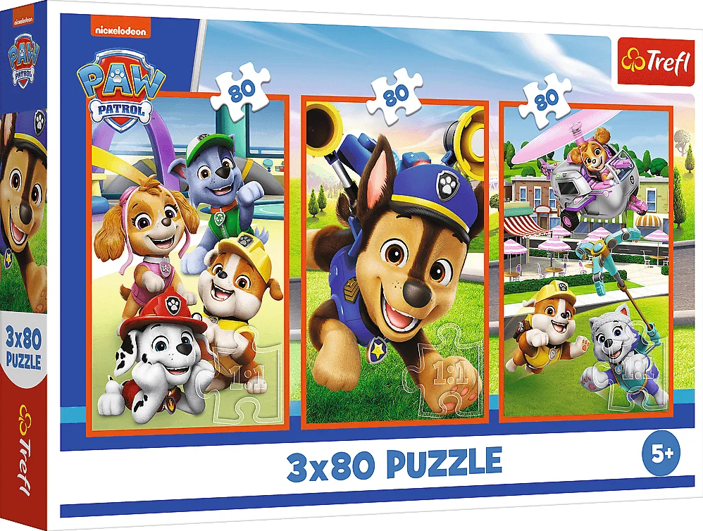 Купити Пазли (5-7 років) Trefl 3x80 Paw patrol Собача банда (48866) - Фото 1 Пазли (5-7 років) Trefl 3x80 Paw patrol Собача банда (48866) - Фото 1