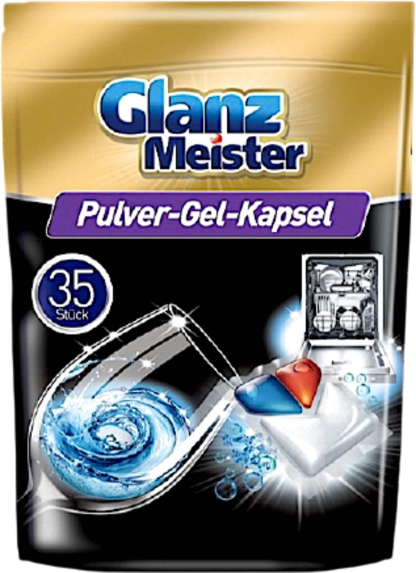 Таблетка для посудомоечной машины Glanz Meister  35х12г - Фото 1